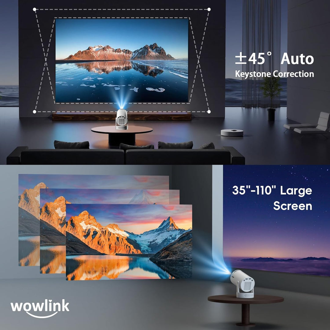 [Aplicaciones integradas y actualizadas en 2026] Mini proyector con...