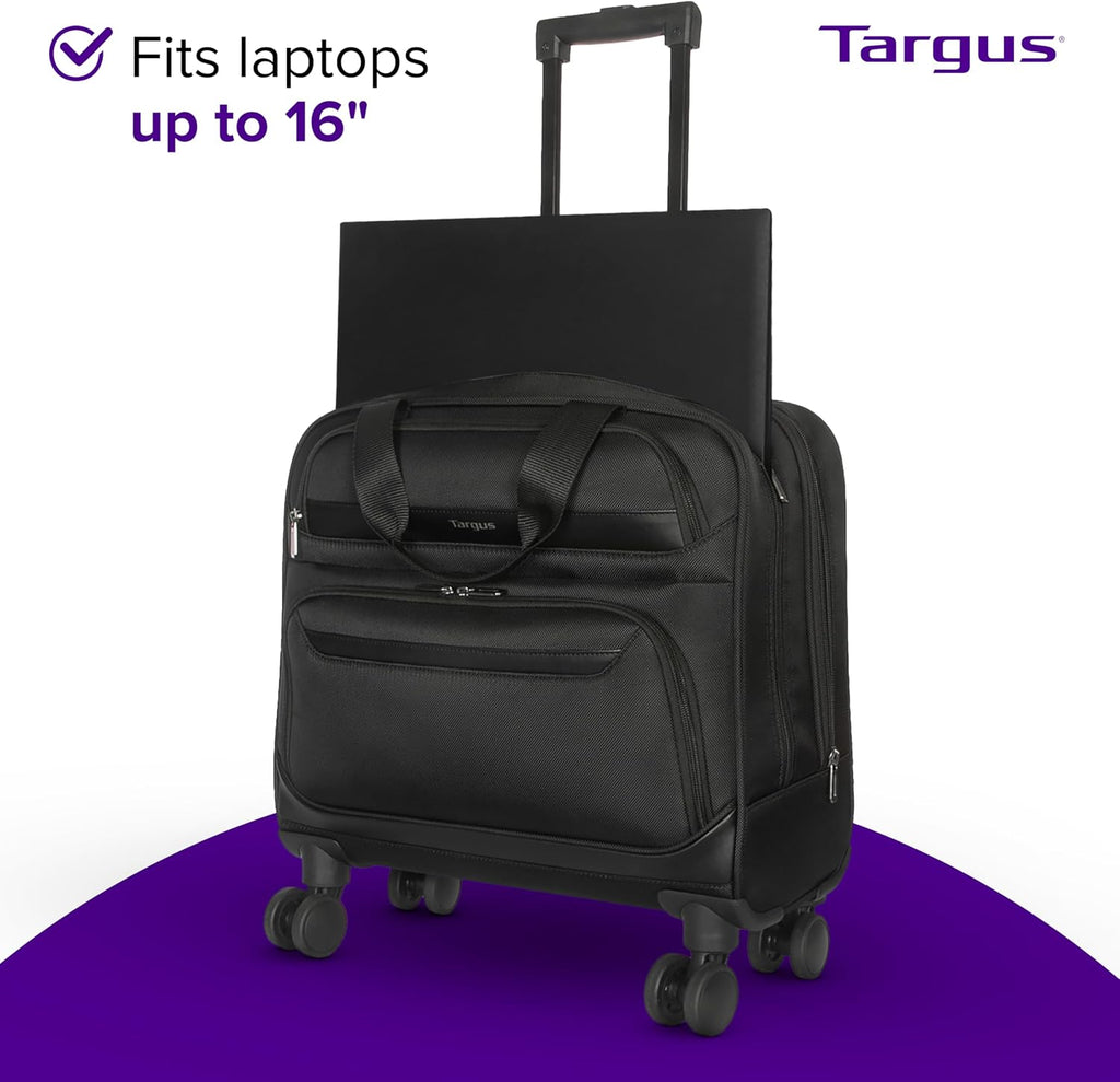 Targus Transit - Bolsa para portátil con ruedas y 4 ruedas, 16 pulgadas