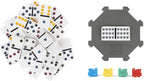 Spin Master Games Double 15 Dominoes Set en Storage Tin Classic Tile Game
