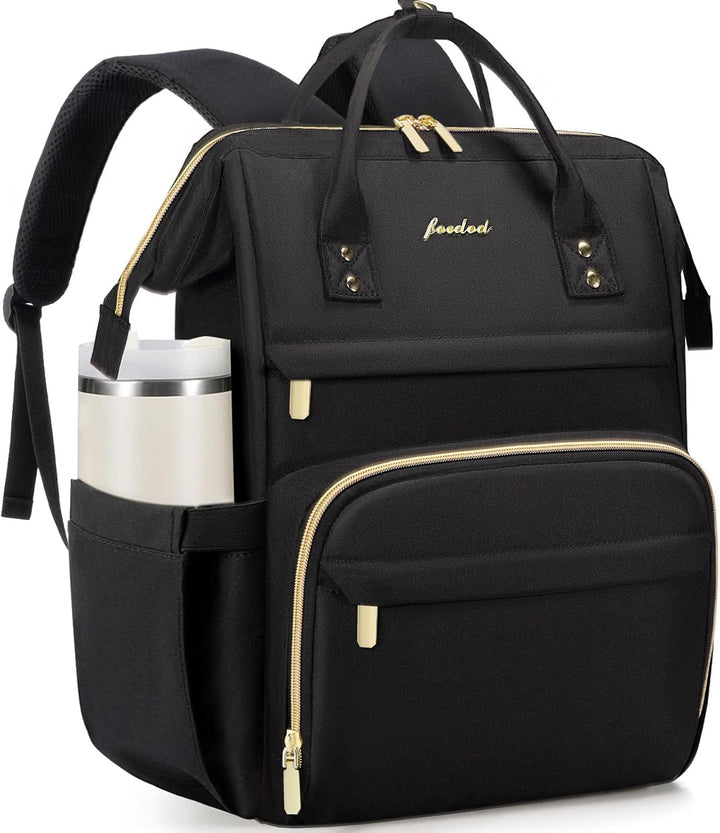 FOCDOD - Mochila para laptop de mujer, para trabajo - Compatible co...