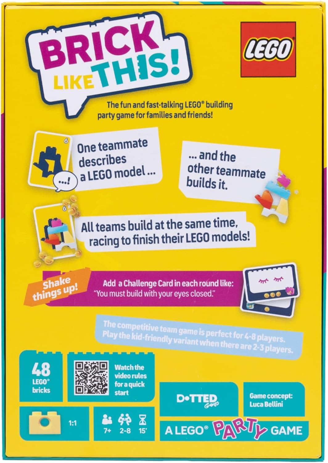 Asmodee Brick Like This El juego oficial de Lego Party -