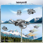 Dron con cámara, cuadricóptero HD 1080P para principiantes