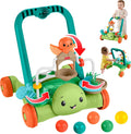 Fisher-Price Mueve contigo tortuga caminante juguete de empuje para bebé