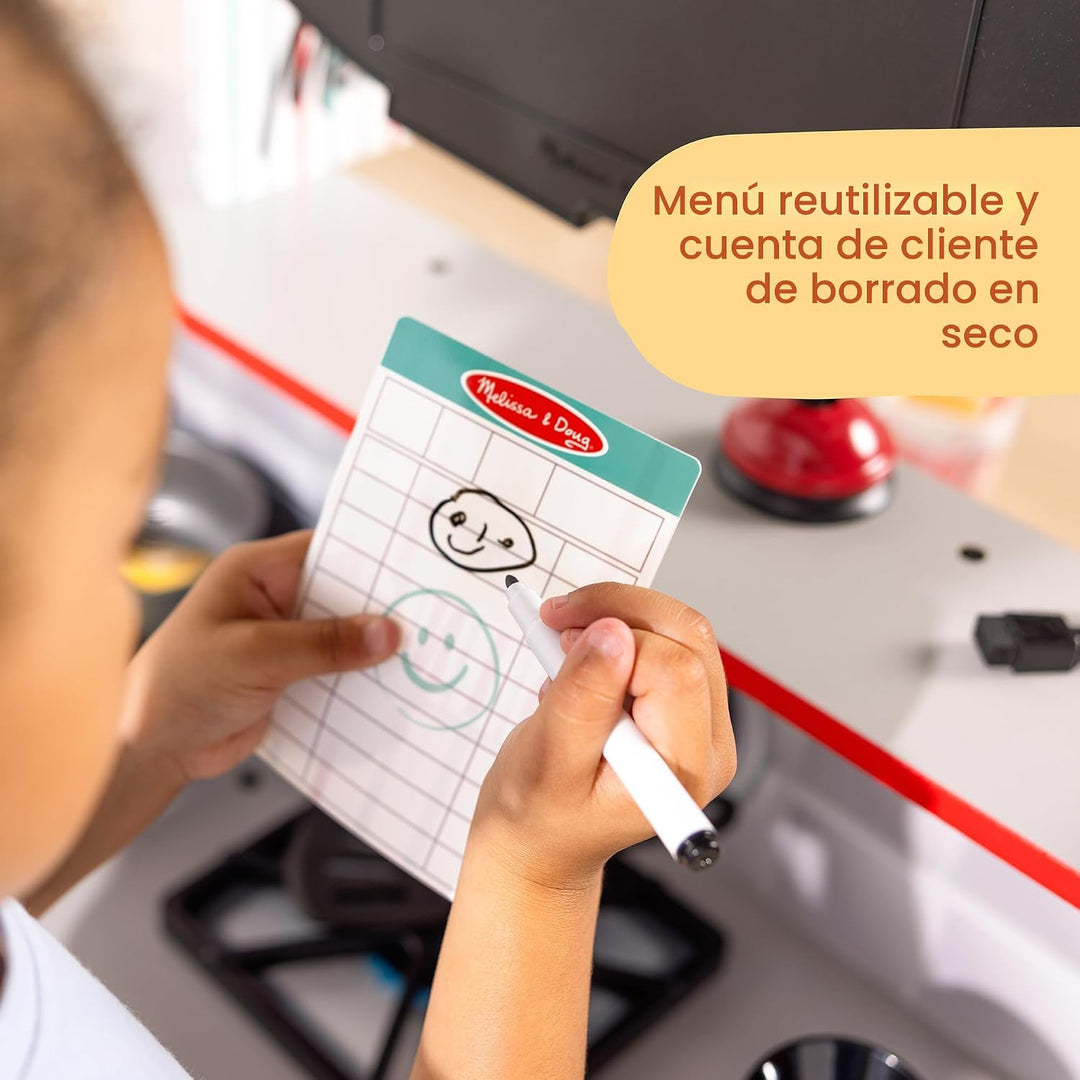 Melissa &amp; Doug \u2013 Juego de casa Star Diner Restaurante (41...