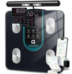 arboleaf Báscula inteligente para peso corporal, escala de 8 electrodos con
