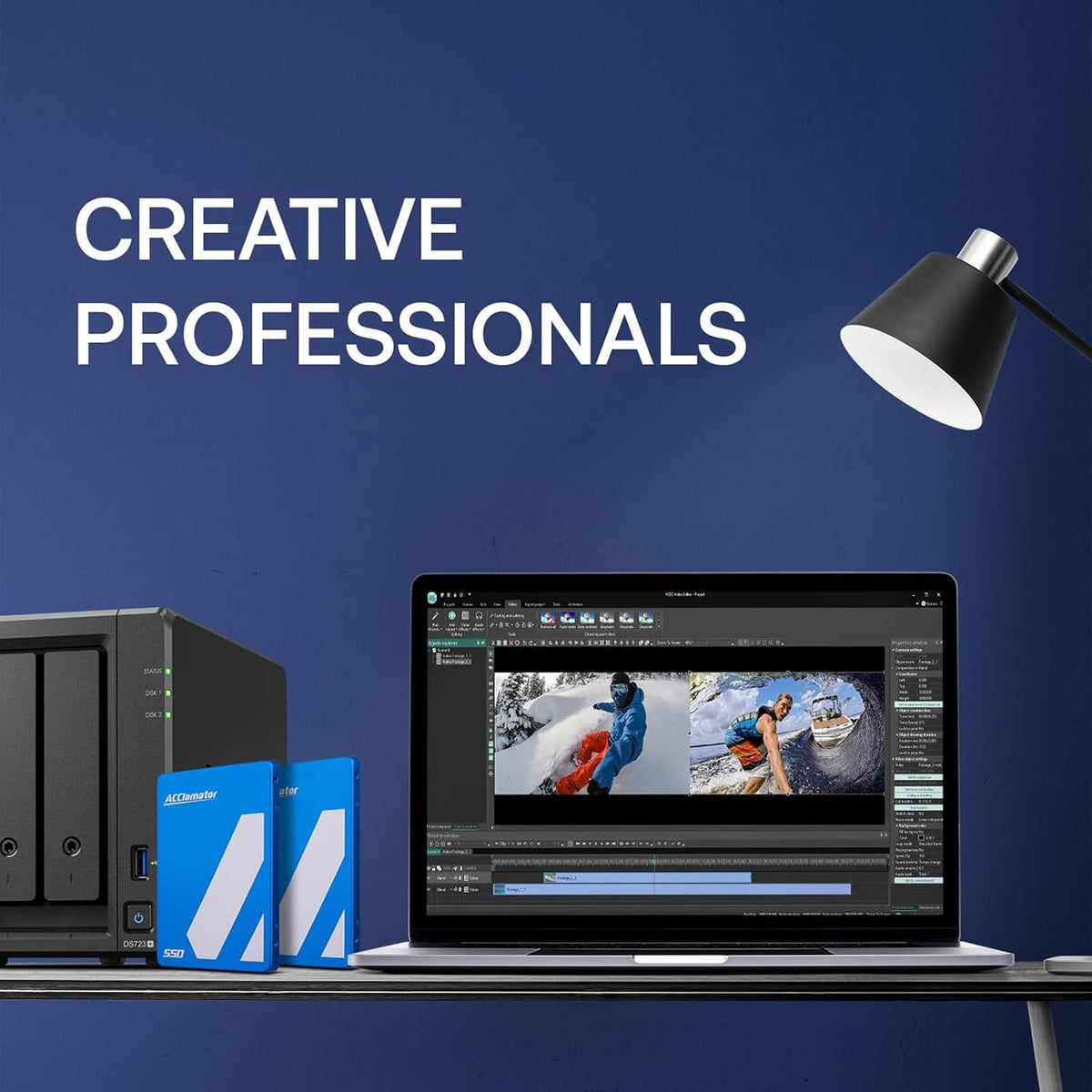 Acclamator SSD 512GB 2.5 pulgadas SSD interno SATA3 6Gb\/s unidad d...