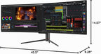 INNOCN Monitor curvo para juegos de 49" 144Hz Ultrawide 32:9 WD...