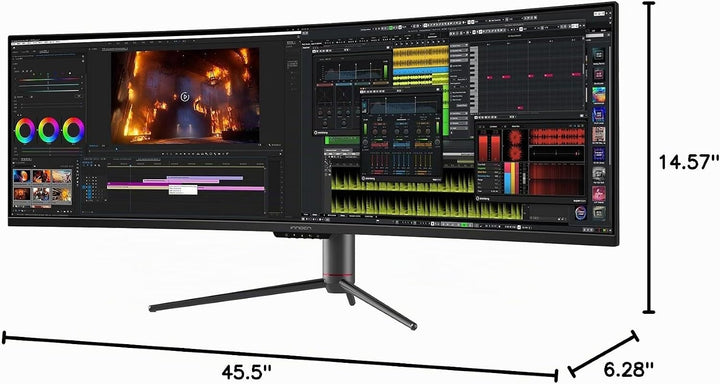 INNOCN Monitor curvo para juegos de 49" 144Hz Ultrawide 32:9 WD...