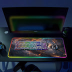 Armanza Alfombrilla de mouse para juegos RGB, alfombrilla de mouse...