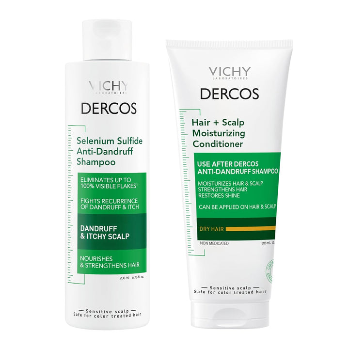 Dercos Dandruff Shampoo, Antifungal Dry Scalp Treatment &amp; Itchy...