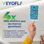 VEYOFLY Trampas para moscas de frutas para interiores enchufables UV