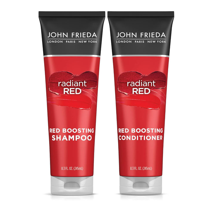 John Frieda Paquete de champú y acondicionador Radiant Red, champú...