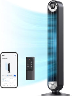 Dreo - Ventilador de torre para dormitorio, ventilador de piso osci...