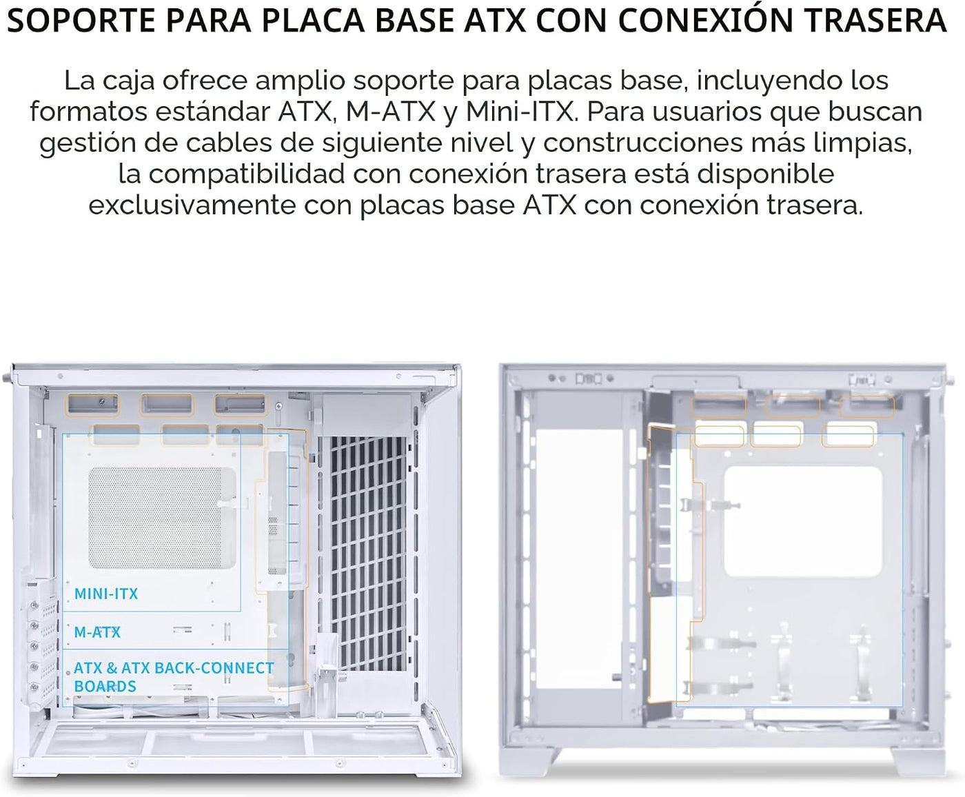 LIAN LI O11D MINI V2 Flow | Carcasa de computadora de flujo ATX com...