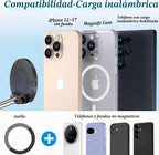 PlusAcc Soporte para teléfono de coche, soporte magnético al vacío para