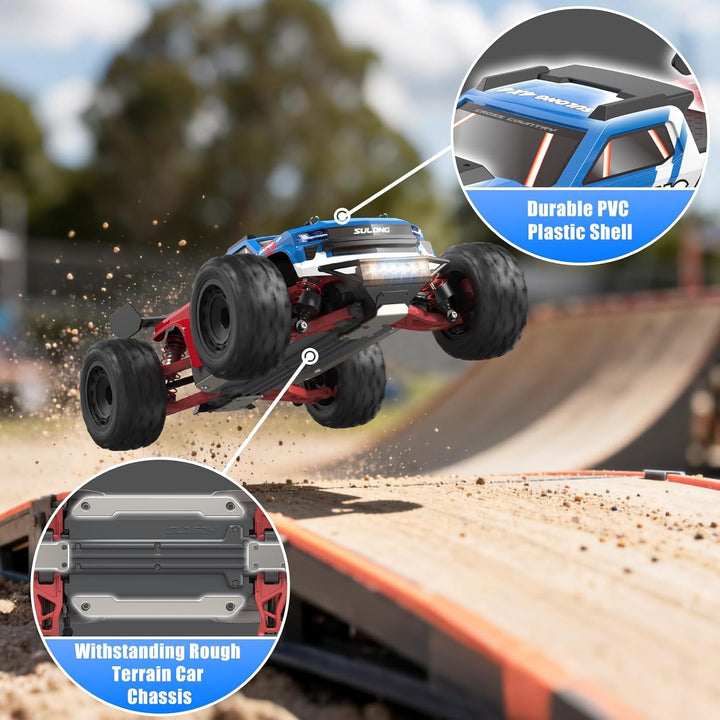 Scientoy Autos RC 1/16 de 45 KPH 4WD todo terreno de alta