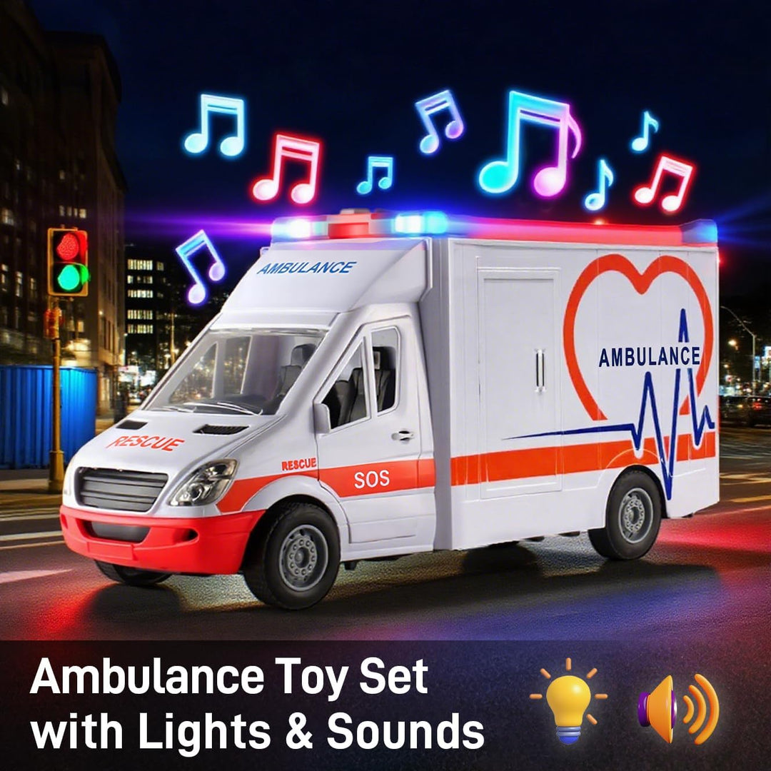 Juego de juguete de ambulancia para niños - Juego completo