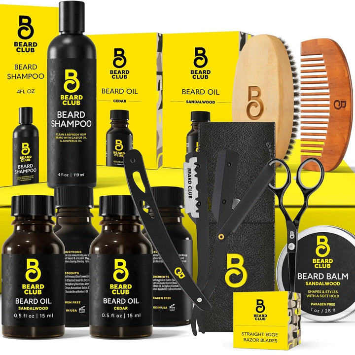 Kit Premium de Barba para Hombre de The Beard Club - Kit de Aseo y...