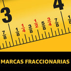 DEWALT Atomic Compact Series - Cinta métrica de 25 pies (DWHT38125S) (paquete de 2)