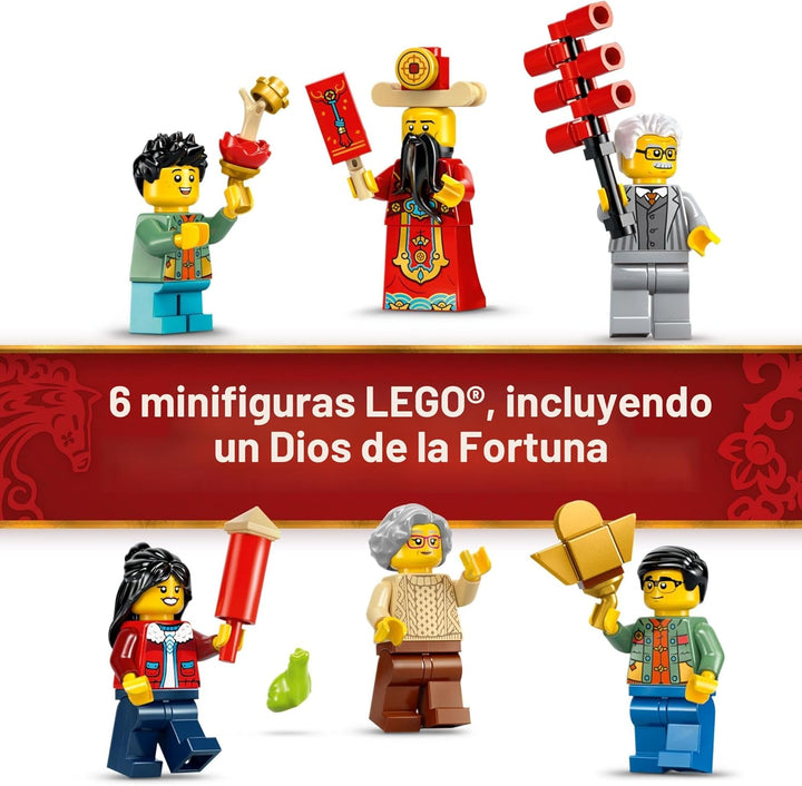 LEGO Spring Festival Fortune Firecracker Juguete de construcción pa...