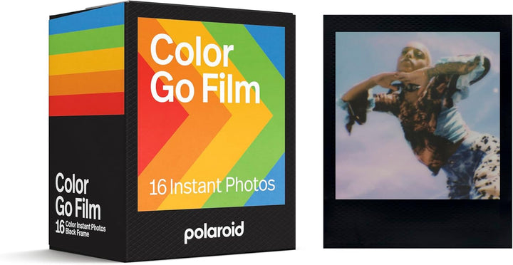 Película de color Polaroid Go - Marco negro (16 fotos) (6211) - Sol...