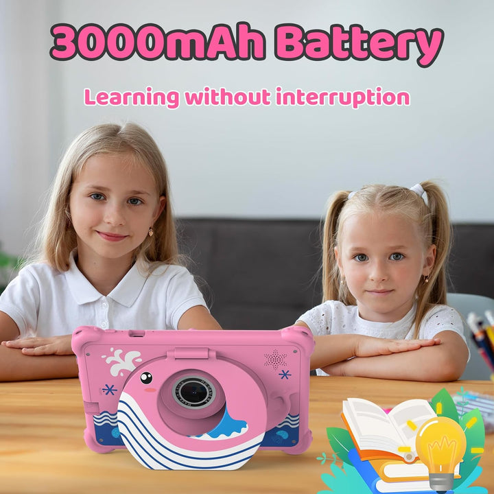 Tableta Android de 7 pulgadas para niños pequeños, pantalla IPS de...