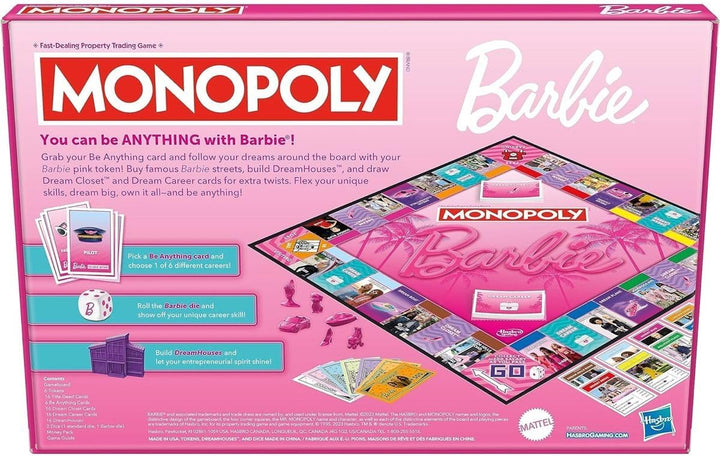 Barbie Monopoly Box Game
