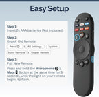 XRT270 - Control remoto de repuesto para televisores Vizio SmartCast, fácil configuración, teclas de acceso directo, control remoto de voz universal, compatible con FHD 4K Quantum D
