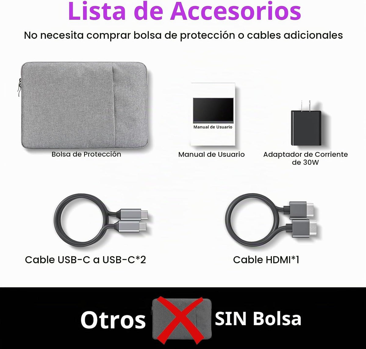 cocopar Monitor portátil de 15.6 pulgadas 4K UHD 60Hz 145% sRGB Mon...