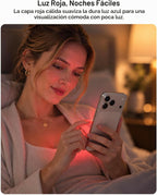 UARMOR - Protector de pantalla de cristal rojo para iPhone 18 Pro Max, 2