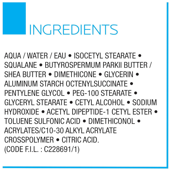 La Roche-Posay Toleriane Humectador facial, relajante, ultra Intens...