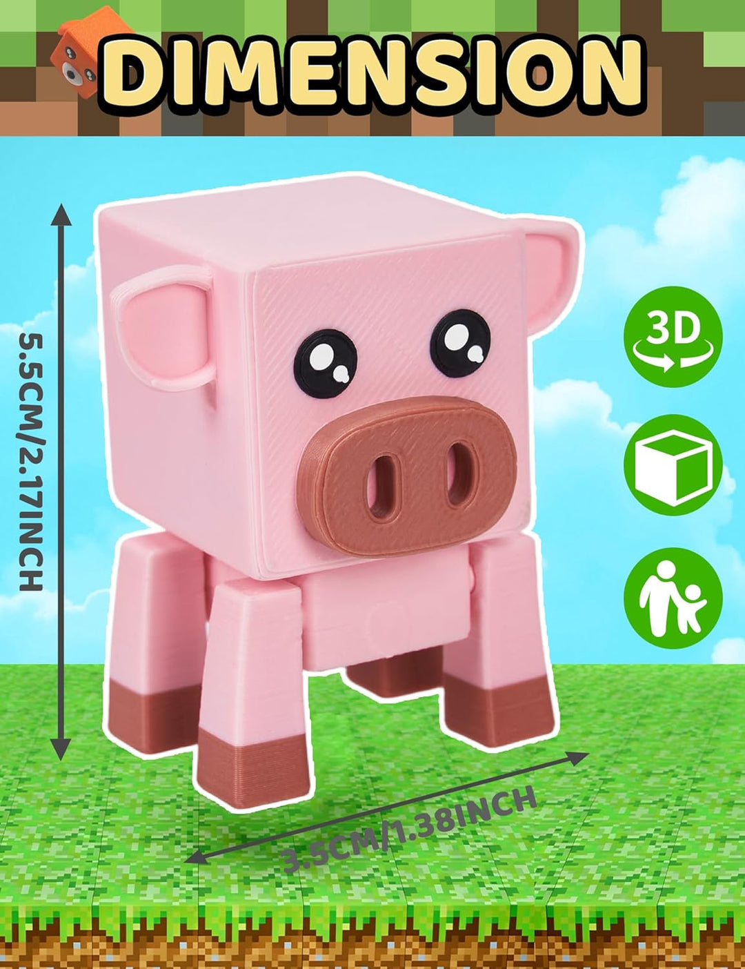 Juguetes de animales de granja Paquete de 6 unidades