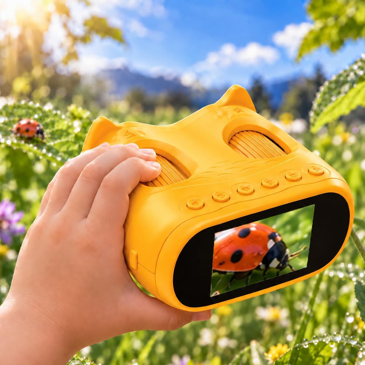 Microscopio digital portátil y telescopio para niños
