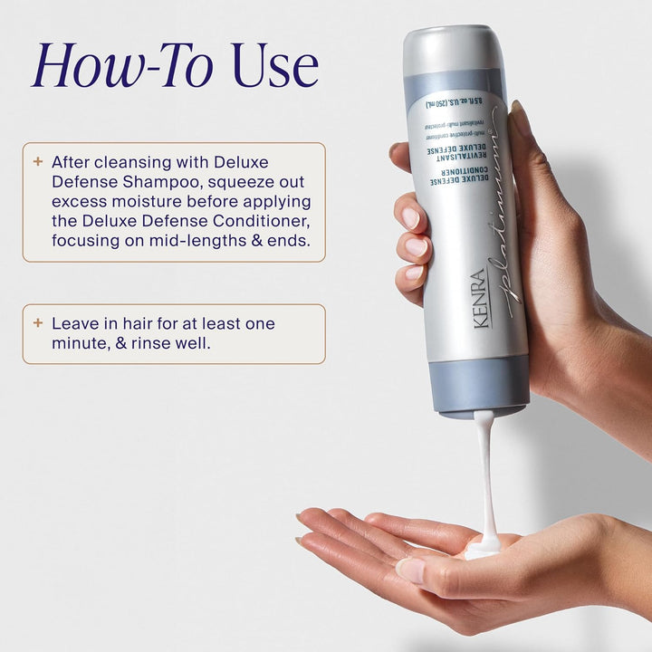 Kenra Platinum Deluxe Defense Conditioner | Fortalecimiento + preve...