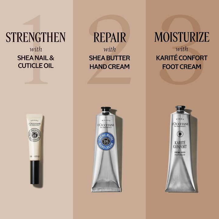 L'OCCITANE Crema para pies de manteca de karité 15% orgánica, h...
