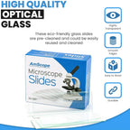 AmScope VB-M149C-SLVR Super Ahorros - Monocular LED portátil 1000X