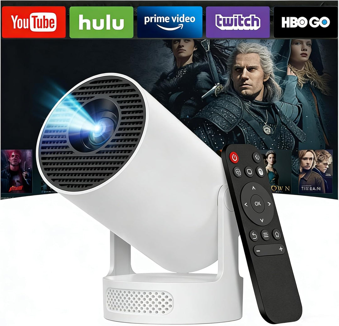 Mini Proyector Portátil con Wifi6 y Bluetooth, Proyector 4K Compati...