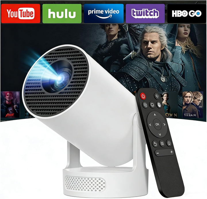 Mini Proyector Portátil con Wifi6 y Bluetooth, Proyector 4K Compati...