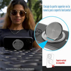 Tango Agarre ultrafino para teléfono MagSafe, abierto con una sola mano