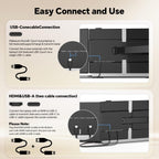FEZOBR Extensor de pantalla para laptop, monitor portátil dual de 1...