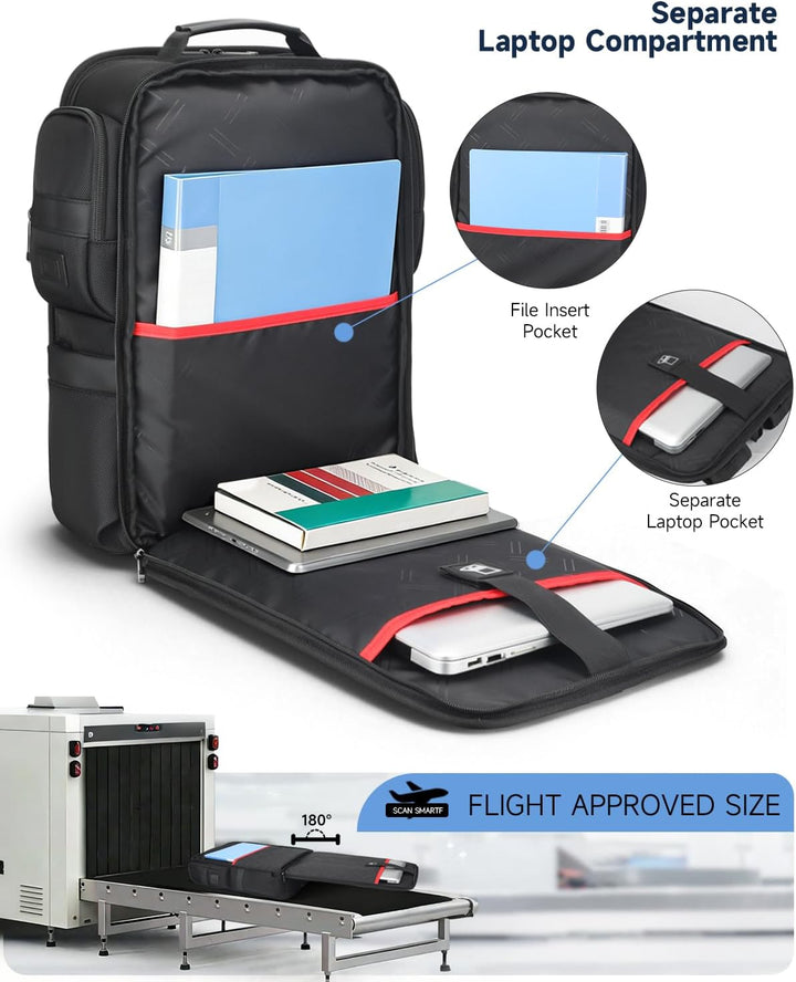RoyalAnt Mochila profesional para laptop para hombres, mochila de t...