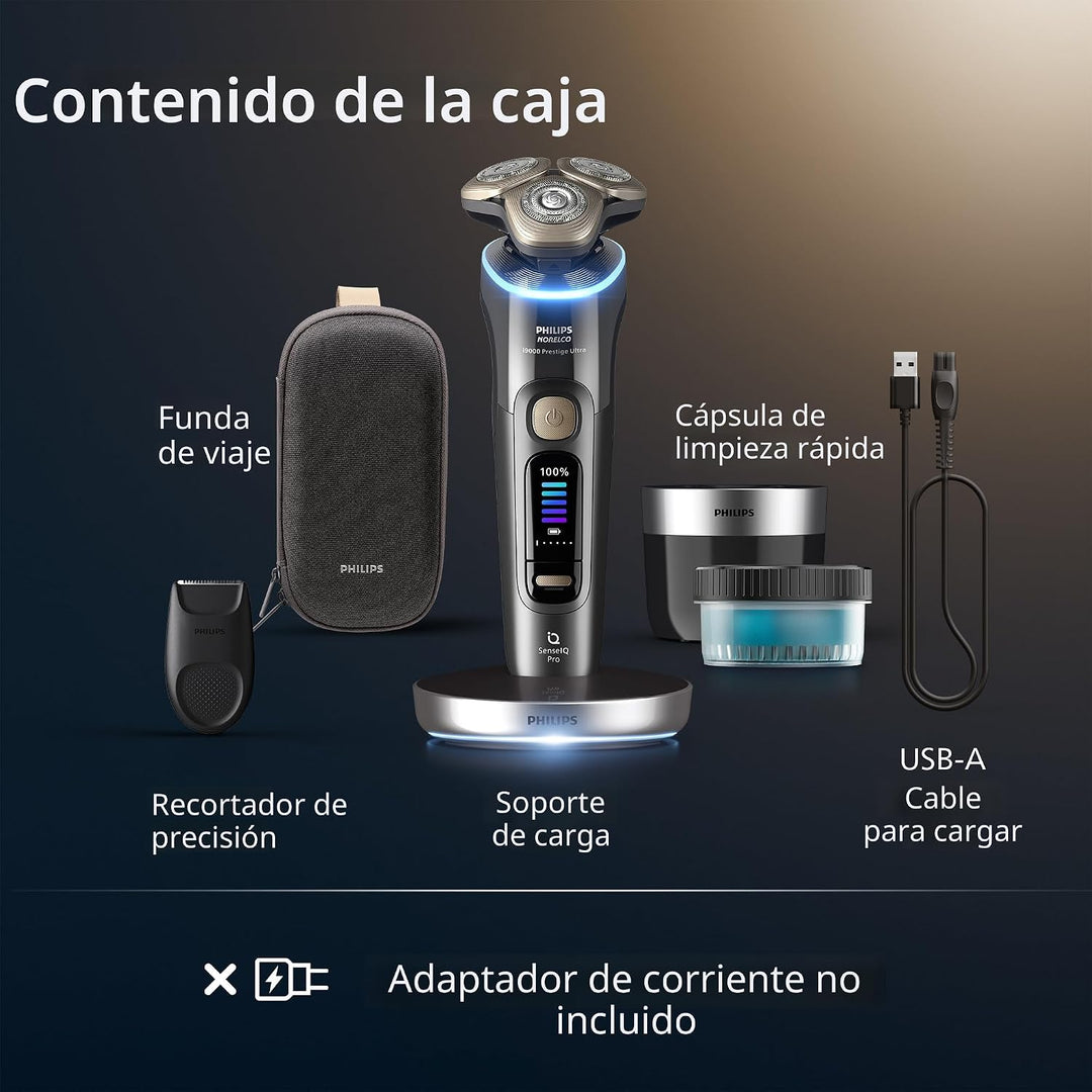Philips Norelco Shaver i9000 Prestige Ultra, afeitadora eléctrica h...