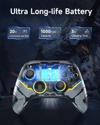 EasySMX X15 PC Controller - Enhanced Wireless Bluetooth Controller...