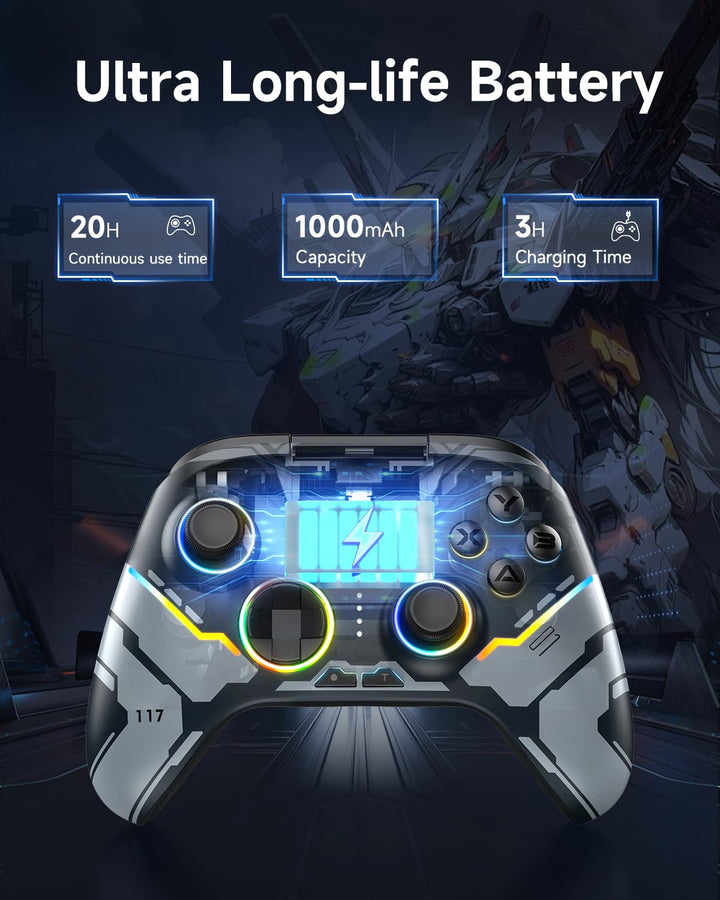 EasySMX X15 PC Controller - Enhanced Wireless Bluetooth Controller...