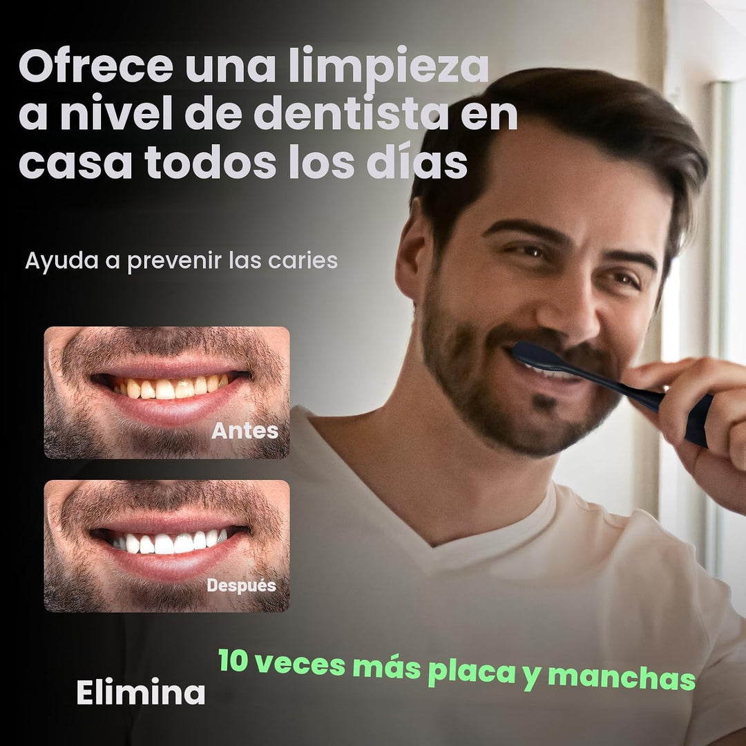 Marlincare - Cepillo de dientes eléctrico para adultos, cepillo de...