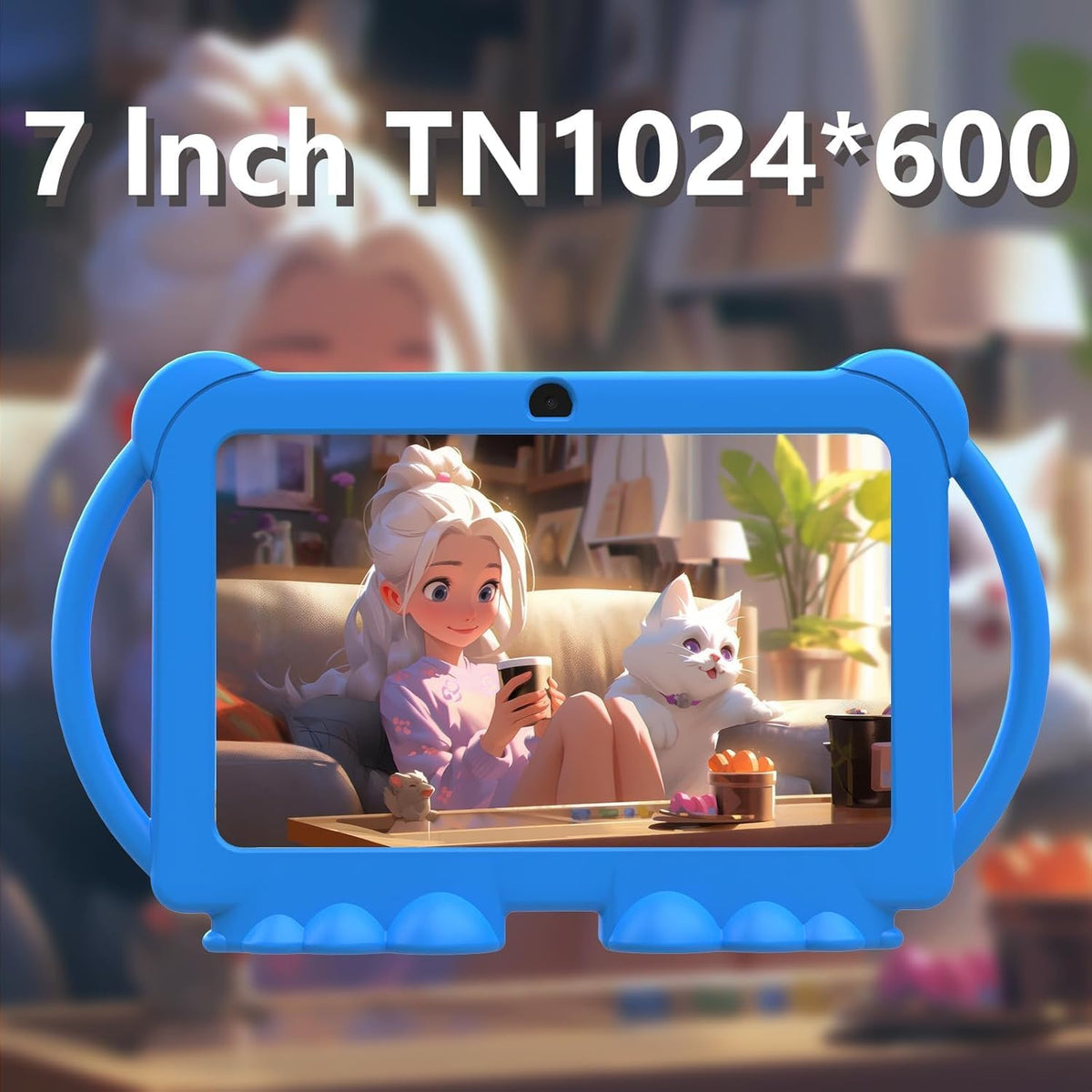 PEICHENG Tableta para Niños de 7 Pulgadas Android 12.0 para Niños P...