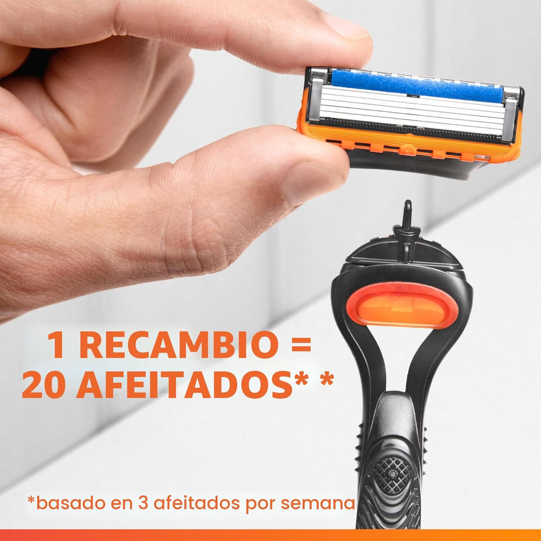 Gillette Fusion5 - Recambios de cuchilla de afeitar para hombre, 10...