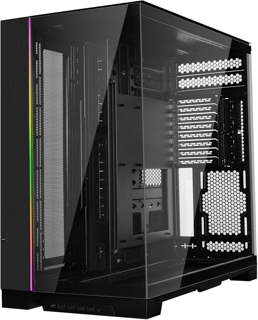 Lian Li Dynamic EVO XL - Hasta 280mm E-ATX Placa base - Tiras de il...