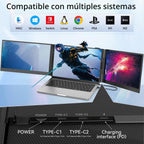 FEZOBR Extensor de pantalla triple para portátil de 14.2 pulgadas,...
