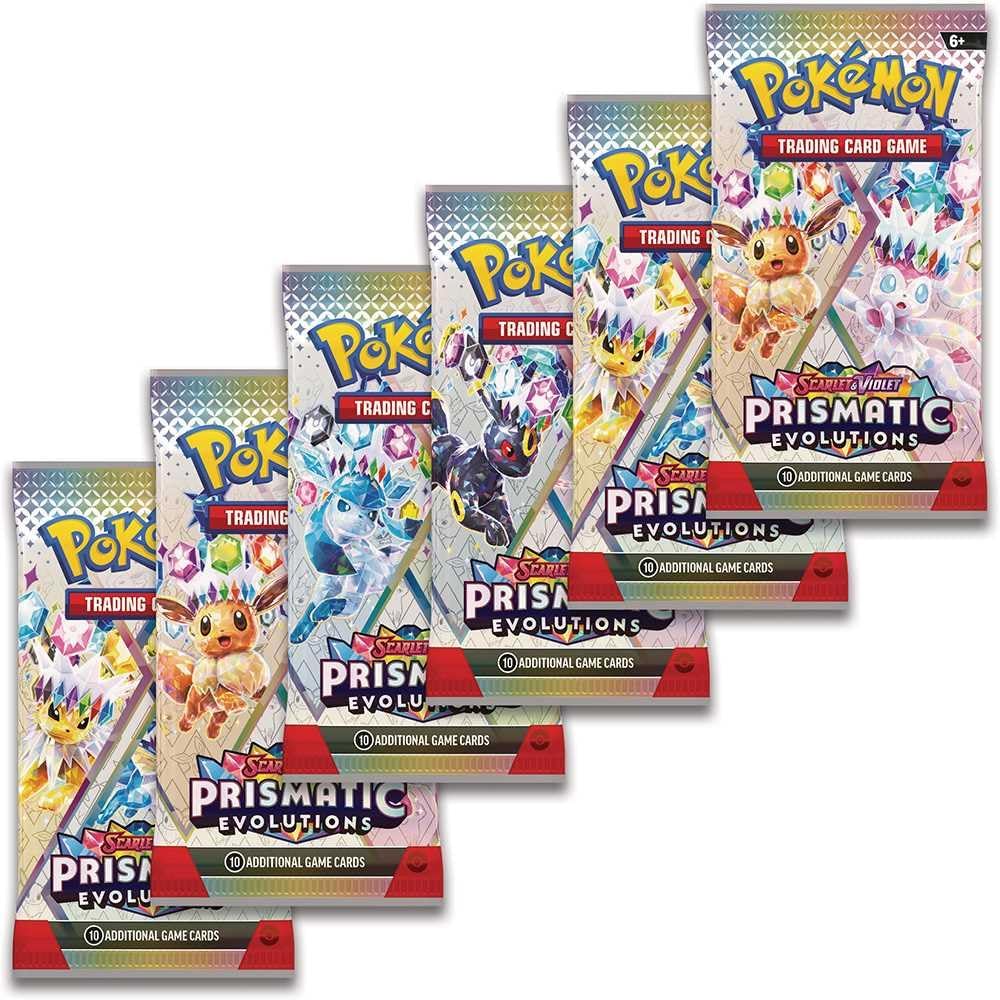 Pokemon TCG: Paquete de refuerzo de evoluciones prismáticas escarla...
